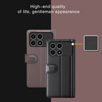 For Xiaomi Redmi K90 5G Case Genuine Split Leather Phone Cover with Wallet Stand
