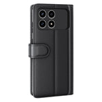 For Xiaomi Redmi K90 5G Case Genuine Split Leather Phone Cover with Wallet Stand
