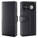 For Xiaomi Redmi K90 Pro Max 5G Case Genuine Split Leather Phone Cover with Wallet Stand