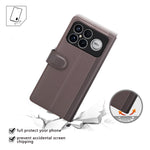 For Xiaomi Redmi K90 Pro Max 5G Case Genuine Split Leather Phone Cover with Wallet Stand