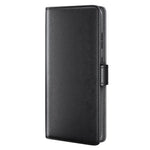 For Motorola Signature 5G Case Genuine Split Leather Phone Cover with Wallet Stand