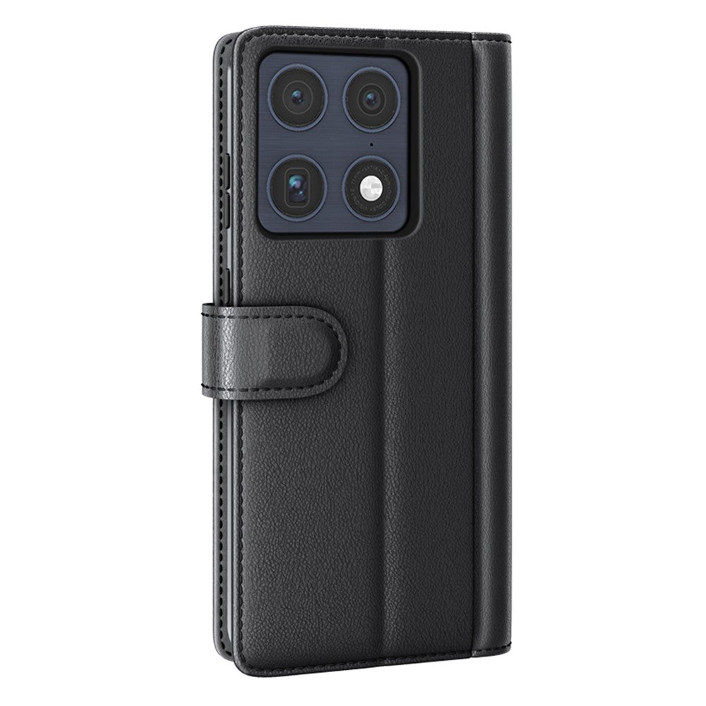 For Motorola Signature 5G Case Genuine Split Leather Phone Cover with Wallet Stand