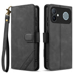 AZNS A2 for Xiaomi Redmi K90 Max 5G Leather Case with Wrist Strap RFID Blocking Wallet Stand Phone Cover