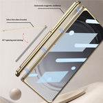 GKK For Oppo Find N6 5G Magnetic Case Kickstand PC Phone Cover with HD Rear Screen Protector