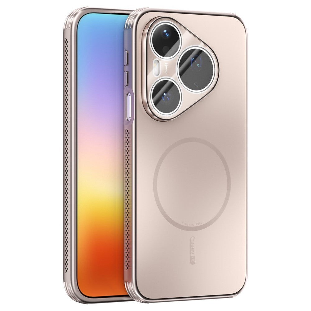 ABEEL Magnetiskt Skal För Huawei Pura 90 Pro TPU PC Kylande Matt mobil Baksida Med Linsfilm