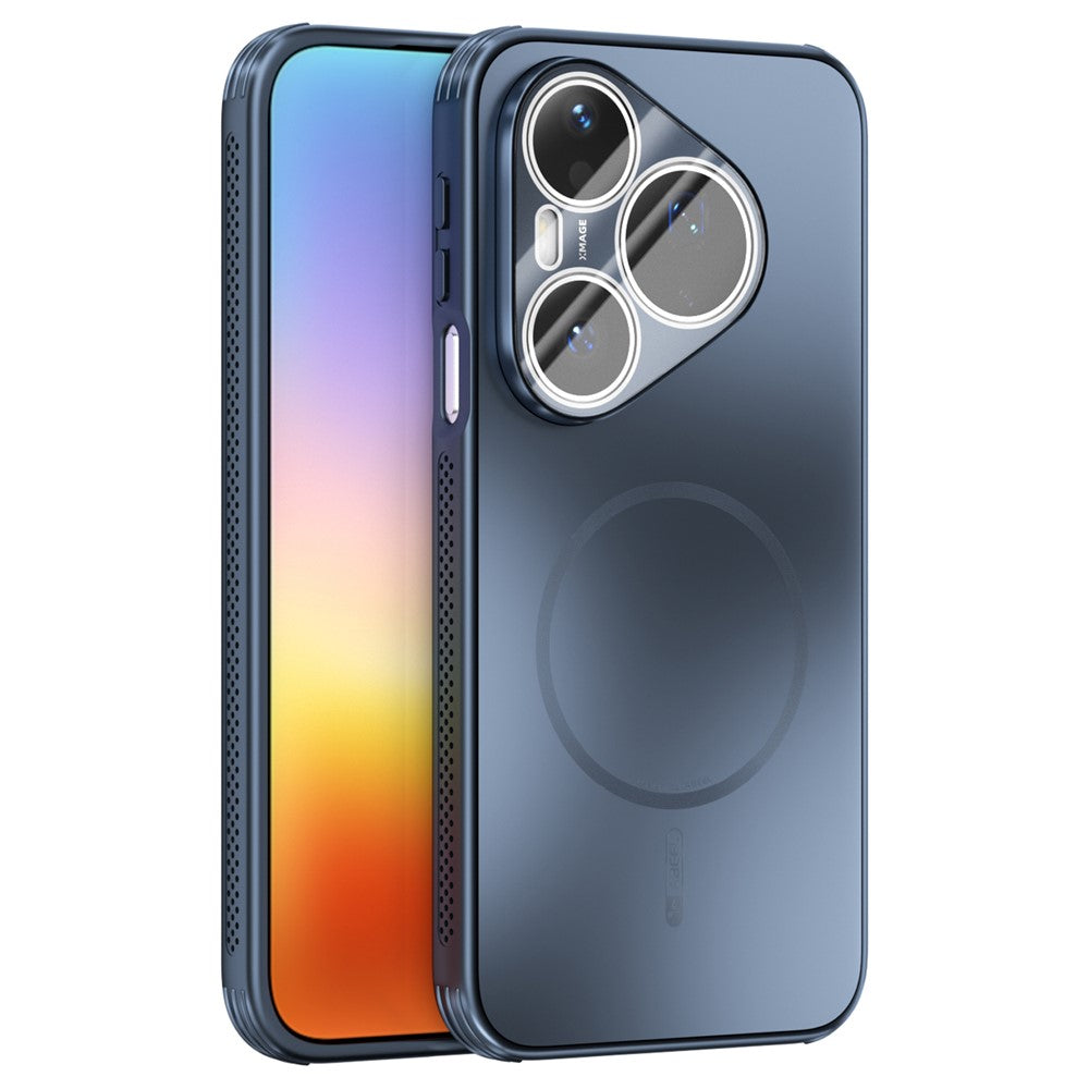 ABEEL Magnetiskt Skal För Huawei Pura 90 Pro TPU PC Kylande Matt mobil Baksida Med Linsfilm