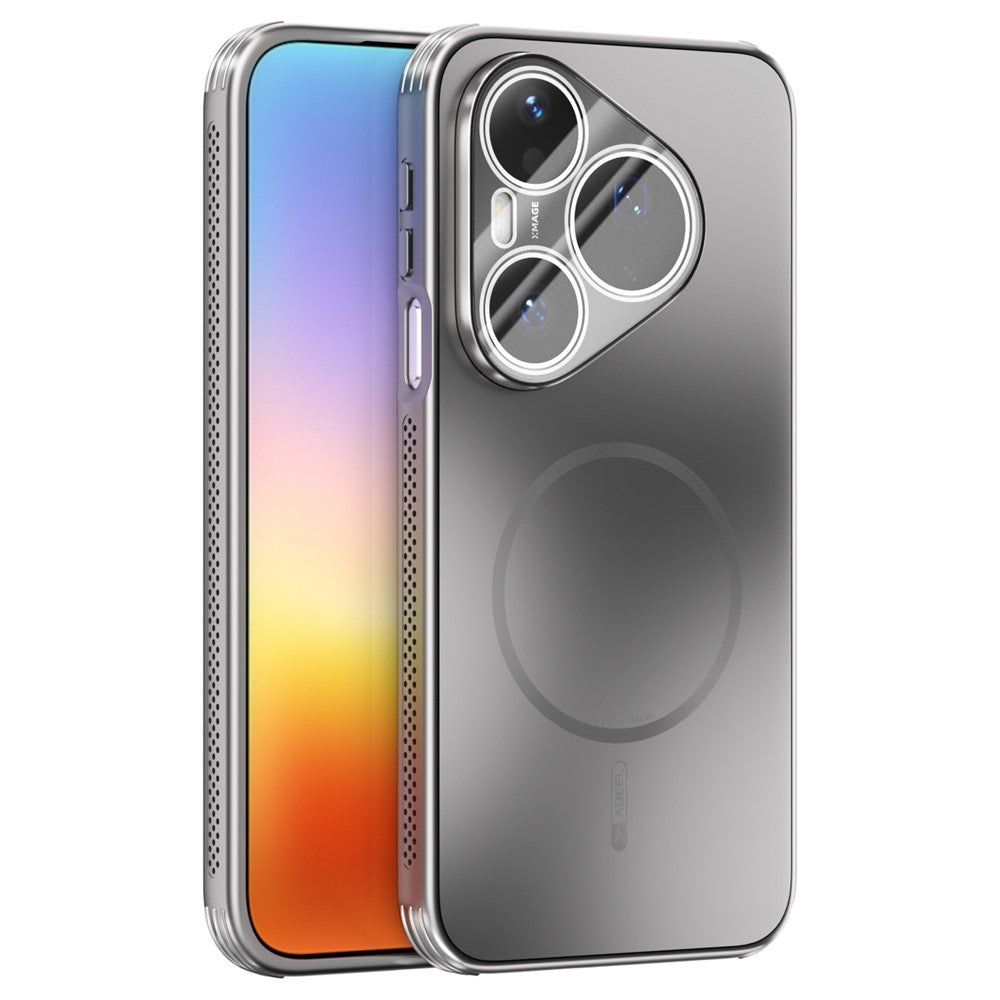ABEEL Magnetiskt Skal För Huawei Pura 90 Pro TPU PC Kylande Matt mobil Baksida Med Linsfilm