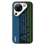 ABEEL For Huawei Pura 90 Magnetic Case Micro-Embossing 6D Printed PC TPU Aluminum Alloy Leather Phone Cover