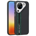 ABEEL magnetisk cover til Huawei Pura 90 af PC + TPU + aluminiumslegering + PU-læder, slankt mobilcover