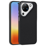 ABEEL For Huawei Pura 90 Magnetic Case Slim Carbon Fiber Texture TPU PC PU Phone Back Cover