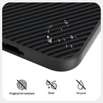 ABEEL For Huawei Pura 90 Magnetic Case Slim Carbon Fiber Texture TPU PC PU Phone Back Cover