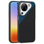 ABEEL For Huawei Pura 90 Magnetic Case Slim Carbon Fiber Texture TPU PC PU Phone Back Cover