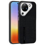 ABEEL för Huawei Pura 90 magnetfodral Ultratunt 6D-tryckt Stötsäkert TPU PC-fodral i aluminiumlegering Läder
