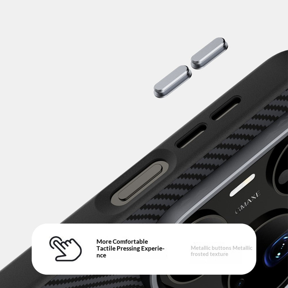 ABEEL Magnetiskt Skal För Huawei Pura 90 Pro Max PC + TPU + Aluminiumlegering + PU-läder Slim mobilskal