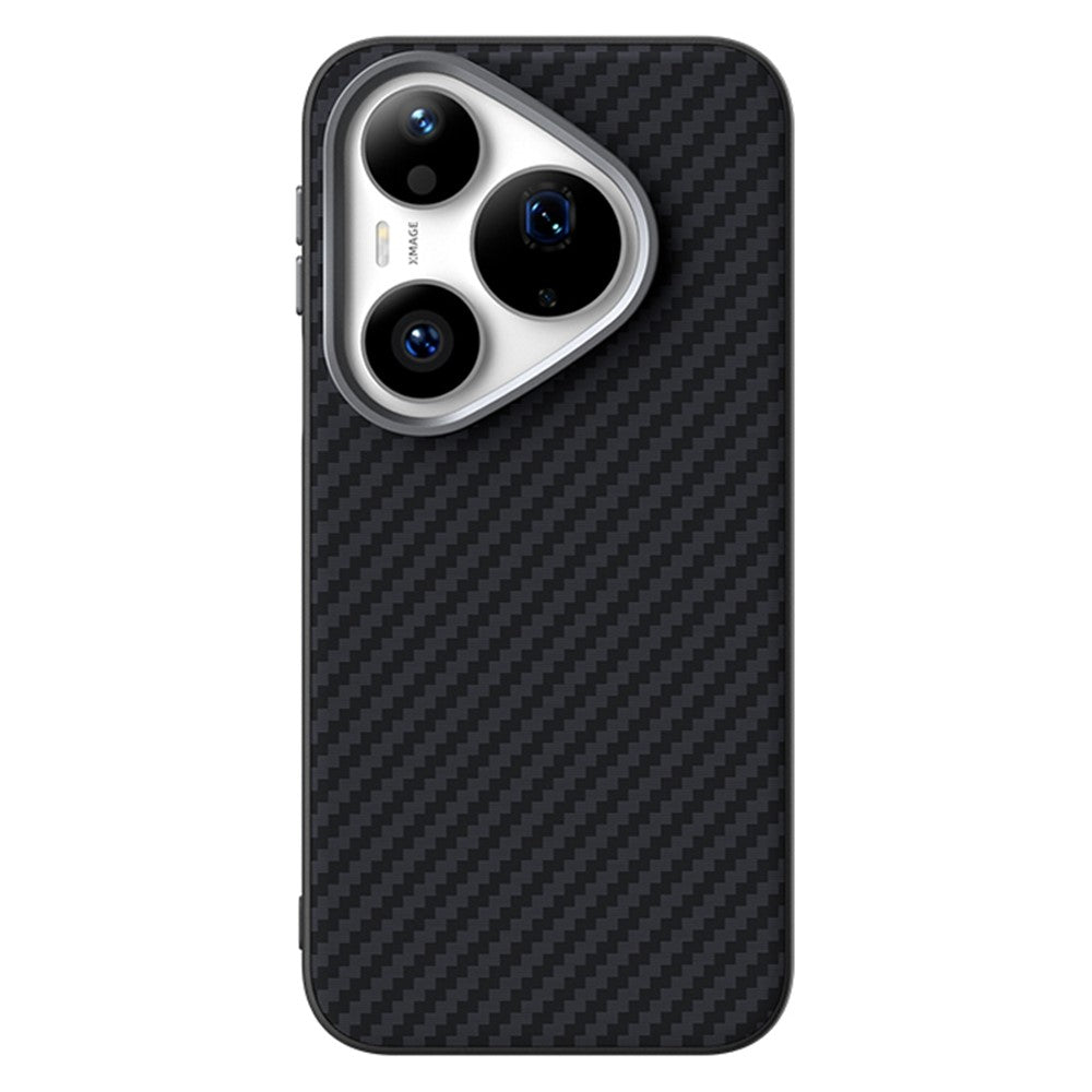 ABEEL For Huawei Pura 90 Pro Magnetic Case Carbon Fiber Texture Phone Back Cover