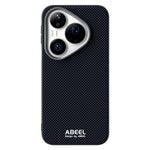 ABEEL Magnetiskt Skal För Huawei Pura 90 Pro Tryckt PC TPU Aluminiumlegering Läder mobilskal