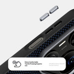 ABEEL Magnetiskt Skal För Huawei Pura 90 Pro Tryckt PC TPU Aluminiumlegering Läder mobilskal