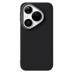 ABEEL For Huawei Pura 90 Pro Magnetic Case Slim Carbon Fiber Texture TPU PC PU Phone Back Cover