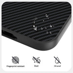 ABEEL For Huawei Pura 90 Pro Magnetic Case Slim Carbon Fiber Texture TPU PC PU Phone Back Cover