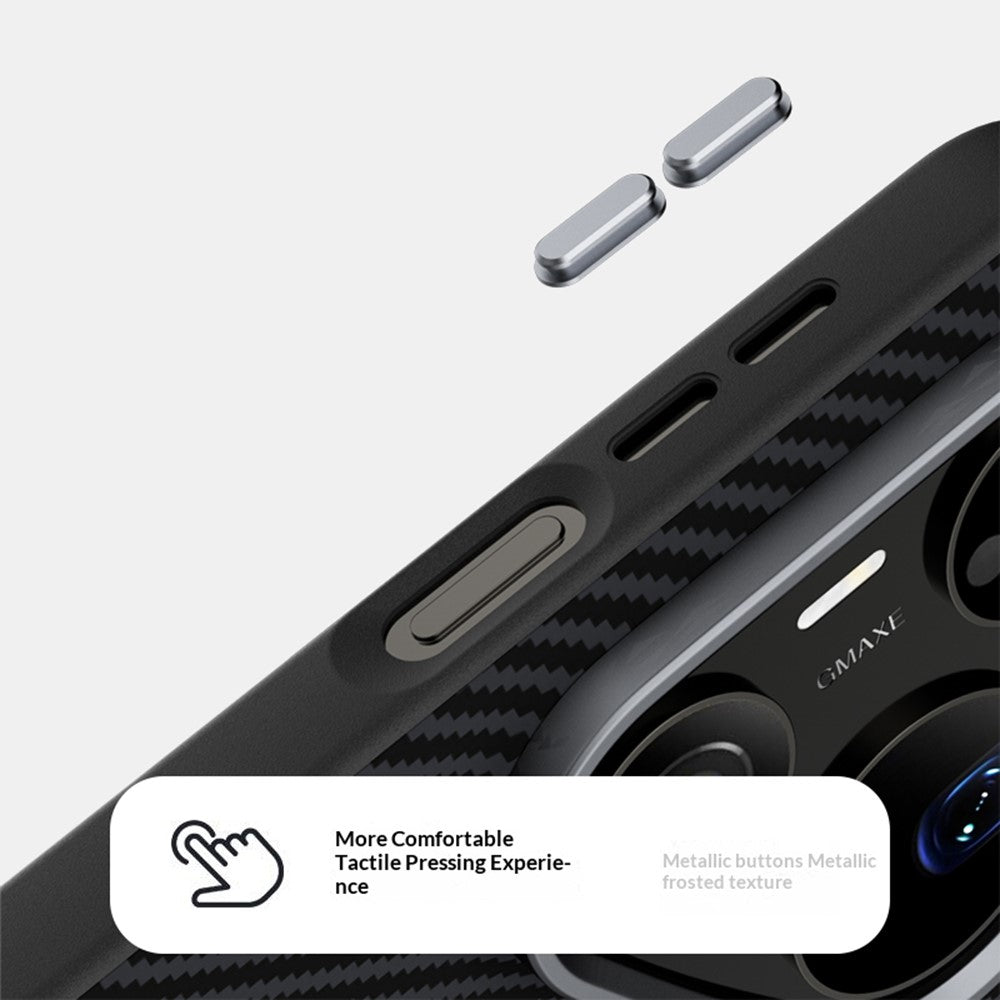 ABEEL For Huawei Pura 90 Pro Magnetic Case Slim Carbon Fiber Texture TPU PC PU Phone Back Cover