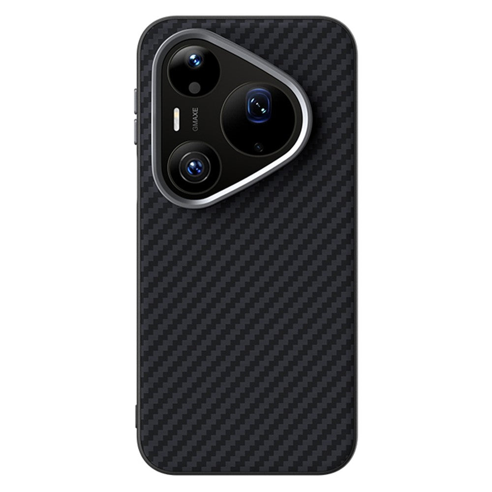 ABEEL For Huawei Pura 90 Pro Max Magnetic Case Carbon Fiber Texture Phone Back Cover