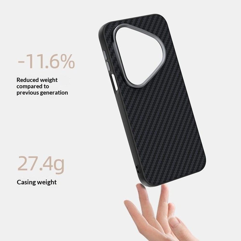 ABEEL For Huawei Pura 90 Pro Max Magnetic Case Carbon Fiber Texture Phone Back Cover