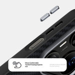 ABEEL For Huawei Pura 90 Pro Max Magnetic Case Carbon Fiber Texture Phone Back Cover