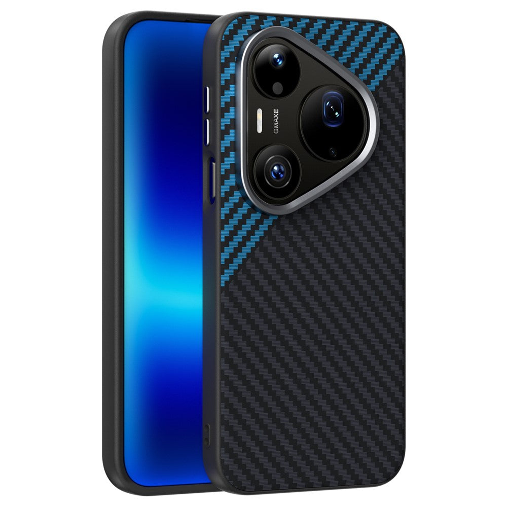 ABEEL For Huawei Pura 90 Pro Max Magnetic Case Carbon Fiber Texture Phone Back Cover
