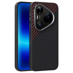 ABEEL For Huawei Pura 90 Pro Max Magnetic Case Carbon Fiber Texture Phone Back Cover