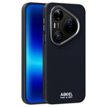 ABEEL Magnetiskt Skal För Huawei Pura 90 Pro Max Tryckt PC TPU Aluminiumlegering Läder mobilskal