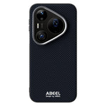 ABEEL Magnetiskt Skal För Huawei Pura 90 Pro Max Tryckt PC TPU Aluminiumlegering Läder mobilskal