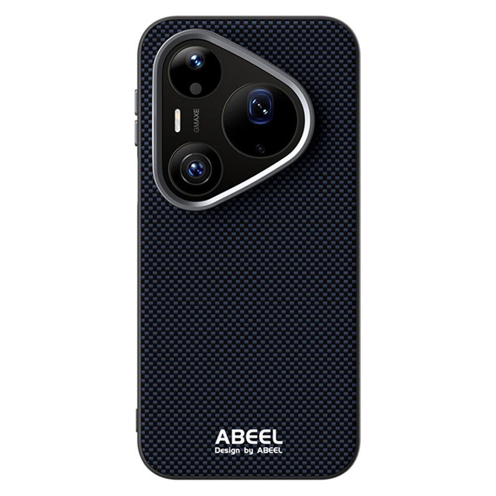 ABEEL Magnetiskt Skal För Huawei Pura 90 Pro Max Tryckt PC TPU Aluminiumlegering Läder mobilskal