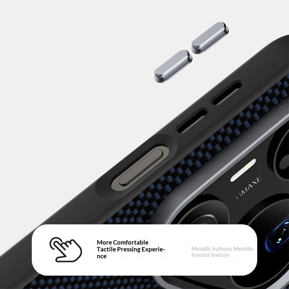 ABEEL Magnetiskt Skal För Huawei Pura 90 Pro Max Tryckt PC TPU Aluminiumlegering Läder mobilskal