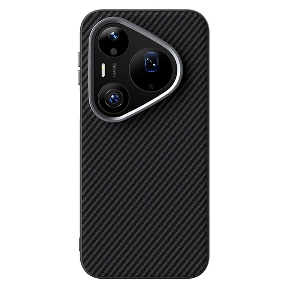 ABEEL For Huawei Pura 90 Pro Max Magnetic Case Slim Carbon Fiber Texture TPU PC PU Phone Back Cover