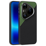 ABEEL For Huawei Pura 90 Pro Max Magnetic Case Slim Carbon Fiber Texture TPU PC PU Phone Back Cover