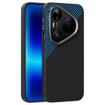 ABEEL For Huawei Pura 90 Pro Max Magnetic Case Slim Carbon Fiber Texture TPU PC PU Phone Back Cover