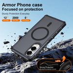 For Samsung Galaxy S25 Edge Magnetic Case Electroplated Frame Skin-touch TPU+PC Phone Cover