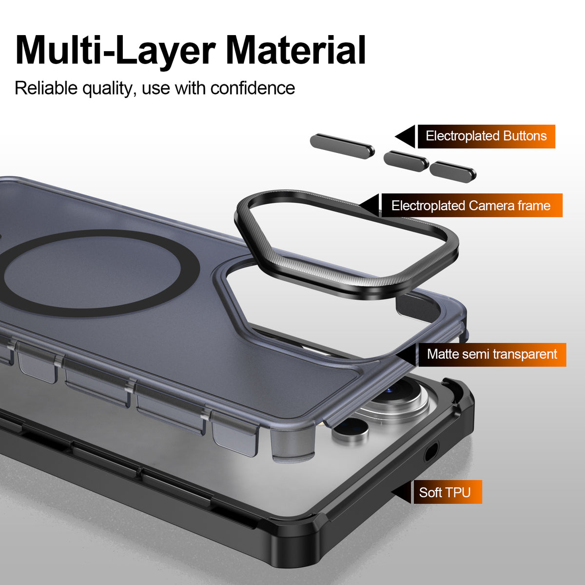 For Samsung Galaxy S26 Ultra Magnetic Case Electroplated Frame Skin-touch TPU+PC Phone Cover