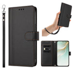 For iPhone 16e / iPhone 17e Case 9 Card Slots PU Leather Flip Wallet Phone Cover with Hand Strap