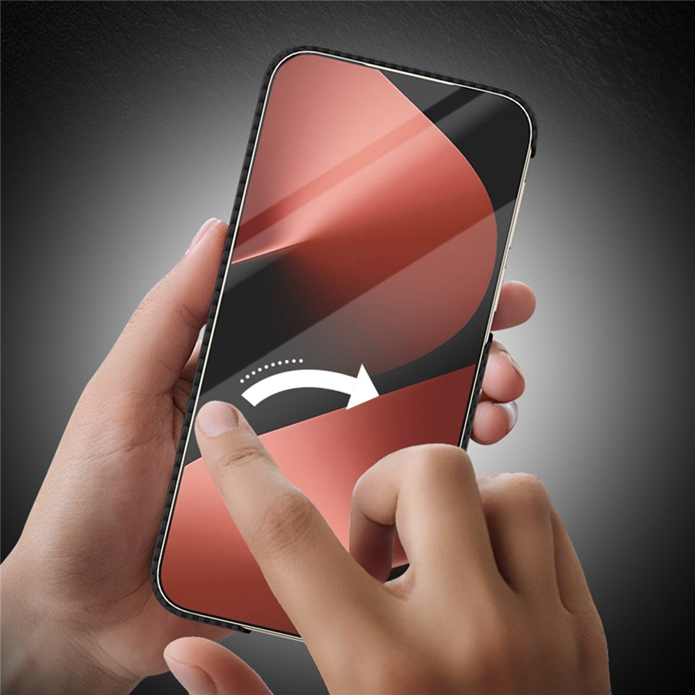 GKK For Huawei Pura 90 Pro Max Magnetic Case Metal + PC Phone Back Cover Carbon Fiber Texture
