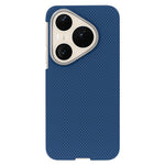 GKK For Huawei Pura 90 Pro Max Magnetic Case Metal + PC Phone Back Cover Carbon Fiber Texture