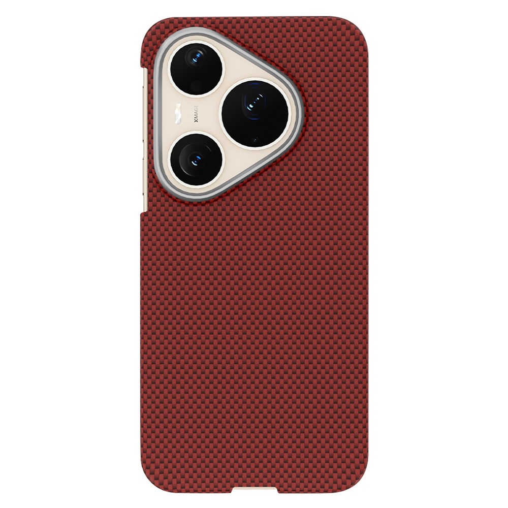GKK For Huawei Pura 90 Pro Max Magnetic Case Metal + PC Phone Back Cover Carbon Fiber Texture