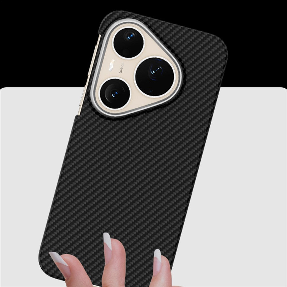 GKK For Huawei Pura 90 Pro Magnetic Case 600D Fine Carbon Fiber Texture Hard PC Phone Back Cover