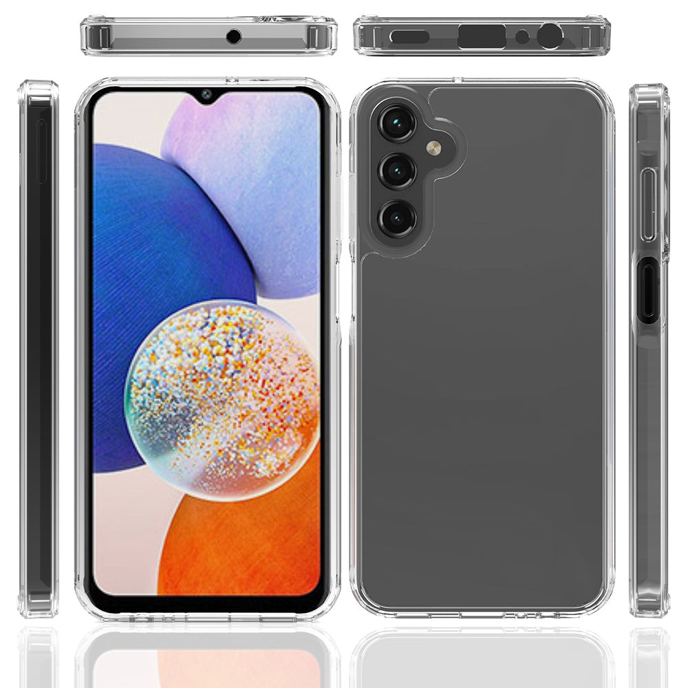 For Samsung Galaxy A27 5G Clear Phone Case TPU+Acrylic Shockproof Phone Back Cover