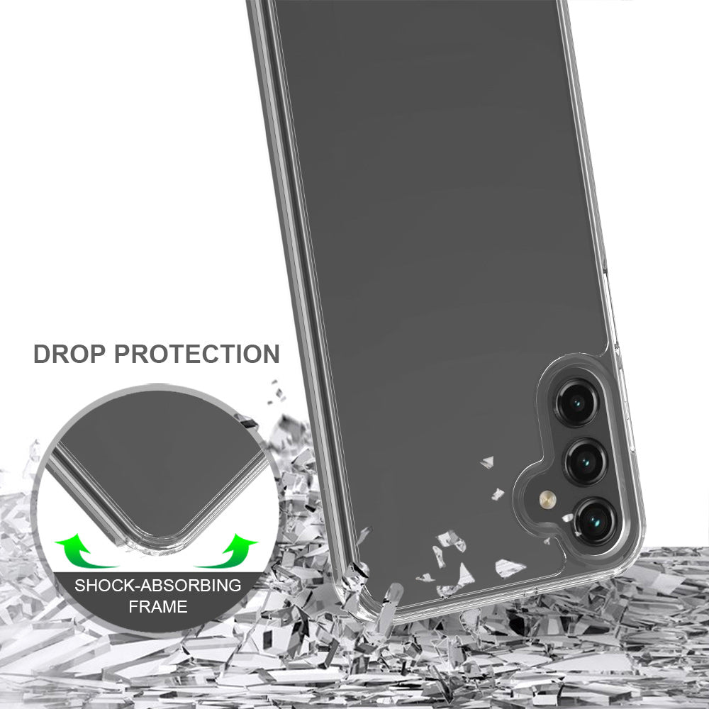 For Samsung Galaxy A27 5G Clear Phone Case TPU+Acrylic Shockproof Phone Back Cover