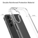 For Samsung Galaxy A27 5G Clear Phone Case TPU+Acrylic Shockproof Phone Back Cover