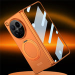 GKK For Oppo Find N6 5G Case Kickstand Magnetic Hinge Protection PC Phone Cover with HD Screen Protector