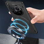 GKK For Oppo Find N6 5G Case Kickstand Magnetic Hinge Protection PC Phone Cover with HD Screen Protector
