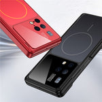 For Huawei Mate X2 4G / Mate X2 5G Magnetic Case Matte PC Phone Cover