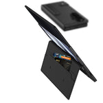 GKK for Samsung Galaxy Z TriFold 5G Wallet Case Rotating Stand Flip Leather Cover with Front Screen Protector